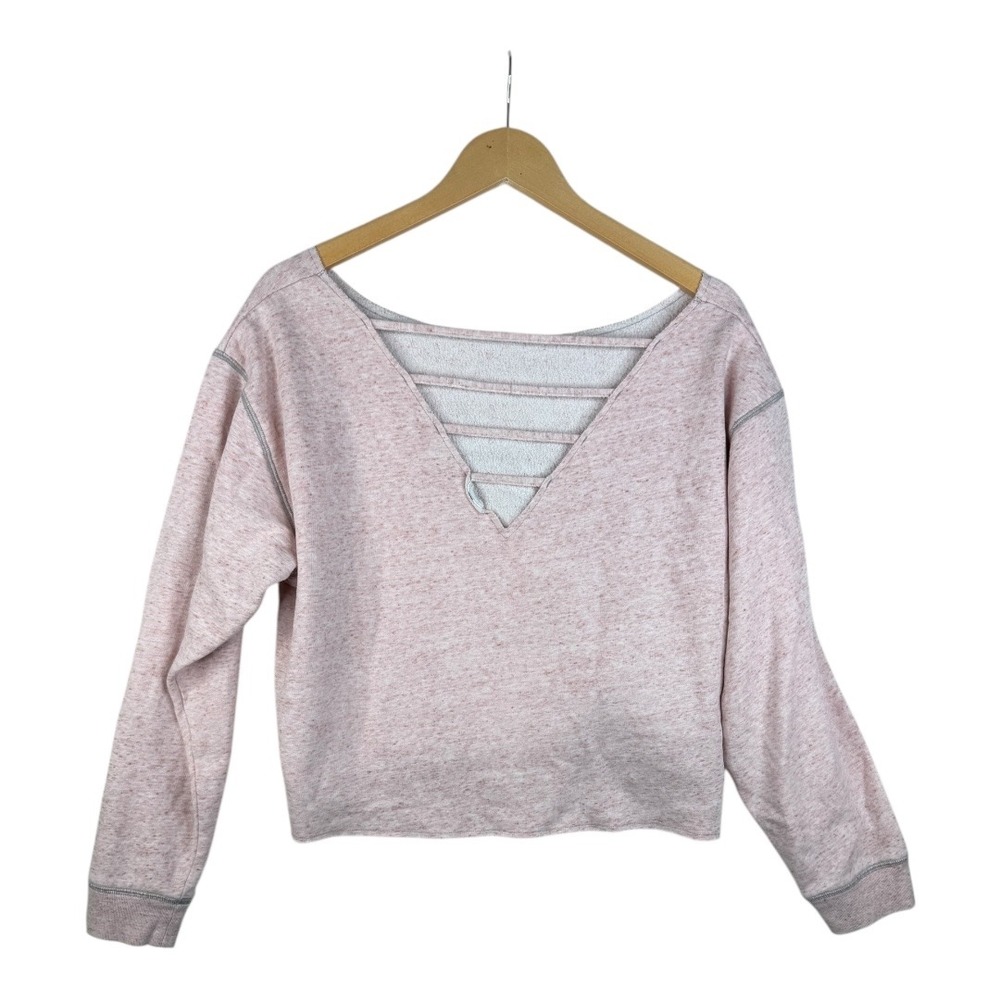 Pink VS Cropped Pullover Sweater size One Size Pink‎ - Picture 3 of 5